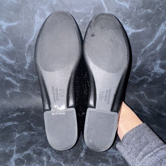 SAS Shoes Simplify Black Croc Slip On Comfort Shoe Loafer Size 9.5M - Picture 7 of 8